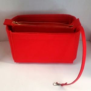 Red Felt Purse Organizer